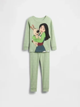 GAP × Disney Baby & Småbarn pyjamas-set i ekologisk borstad bomull