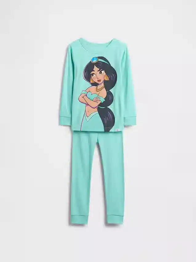 GAP × Disney Baby & Småbarn pyjamas-set i ekologisk borstad bomull