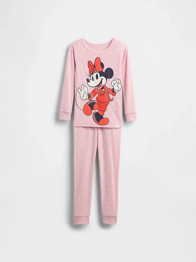 GAP × Disney Baby & Småbarn pyjamas-set i ekologisk borstad bomull