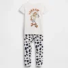 GAP × Disney Baby & Småbarn pyjamas-set i ekologisk borstad bomull