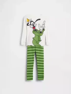 GAP × Disney Baby & Småbarn pyjamas-set i ekologisk borstad bomull