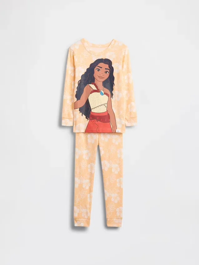 GAP × Disney Baby & Småbarn pyjamas-set i ekologisk borstad bomull