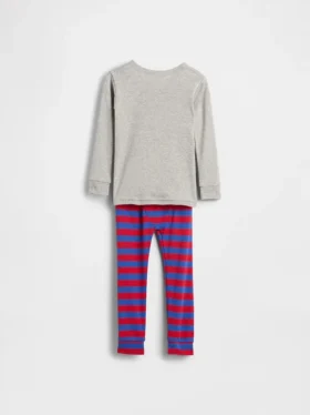 GAP × Disney Baby & Småbarn pyjamas-set i ekologisk borstad bomull