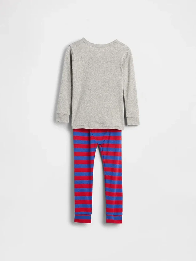 GAP × Disney Baby & Småbarn pyjamas-set i ekologisk borstad bomull