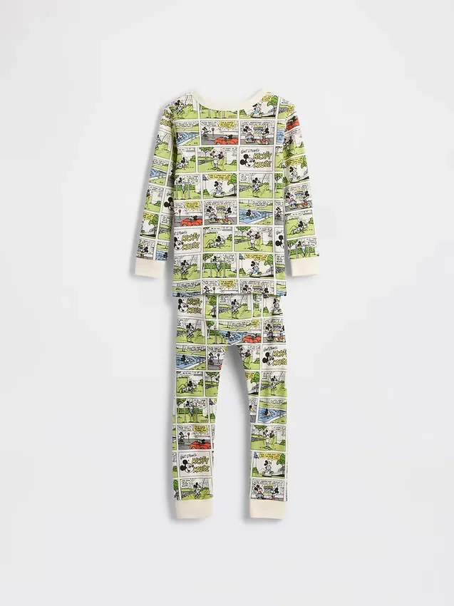 GAP × Disney Baby & Småbarn pyjamas-set i ekologisk borstad bomull