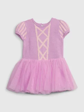 Gap × Disney Baby & Småbarn Rapunzel-klänning i tyll