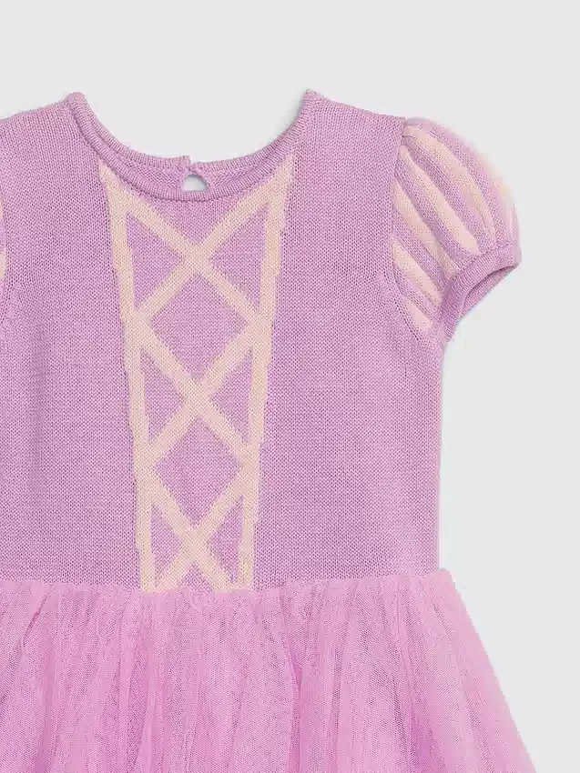 Gap × Disney Baby & Småbarn Rapunzel-klänning i tyll