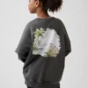 GAP × Disney barn-sweatshirt i Vintagesoft-material med oversized-passform