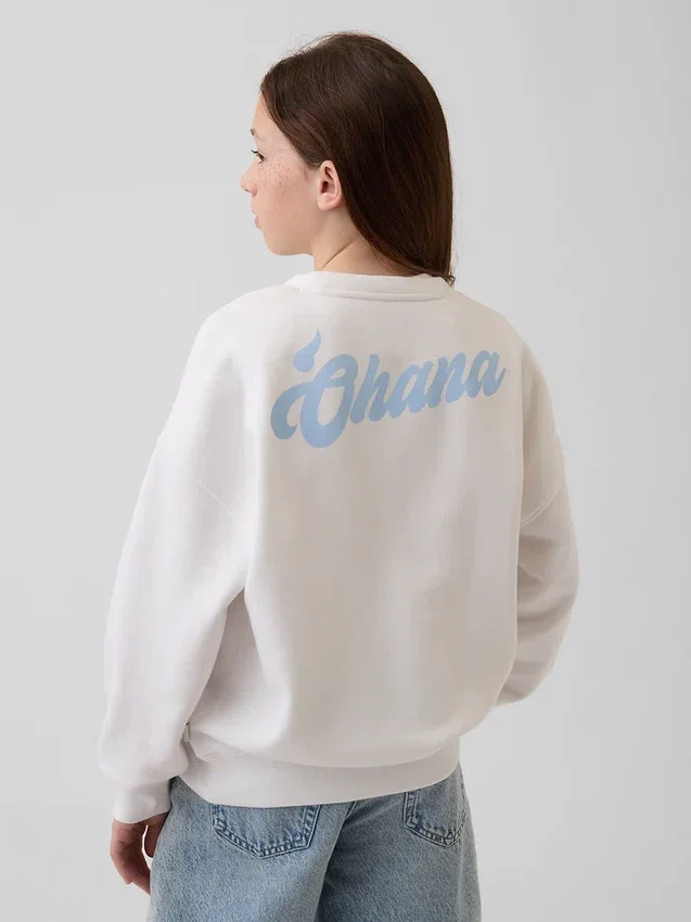 GAP × Disney barn-sweatshirt i Vintagesoft-material med oversized-passform