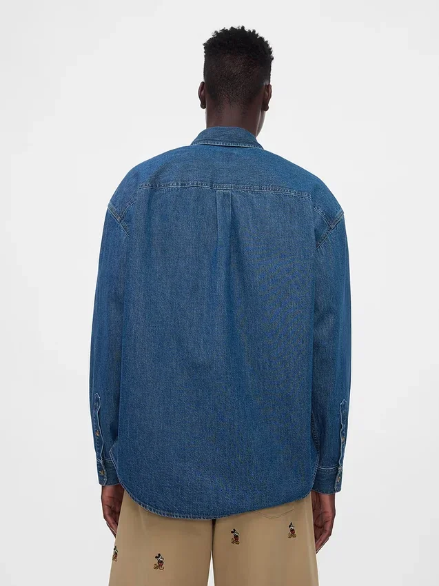 GAP × Disney-denimskjorta i westernstil