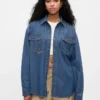 GAP × Disney-denimskjorta i westernstil