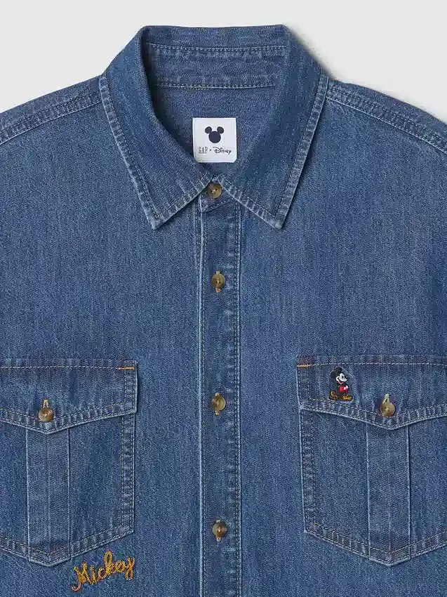 GAP × Disney-denimskjorta i westernstil