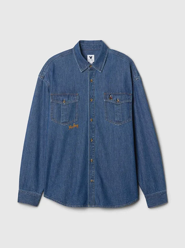 GAP × Disney-denimskjorta i westernstil