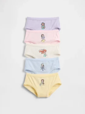 GAP × Disney ekologiska stretchbomullstrosor för småbarn (5-pack)
