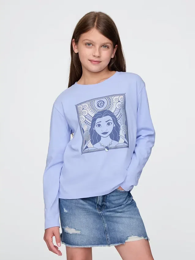 GAP × Disney T-shirt med Moana-motiv för barn