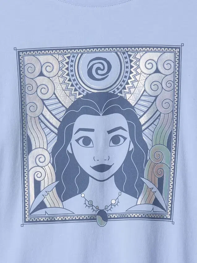 GAP × Disney T-shirt med Moana-motiv för barn