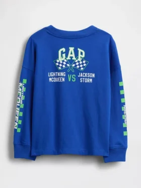 Gap × Disney T-shirt med motiv för Baby & Småbarn – Cars