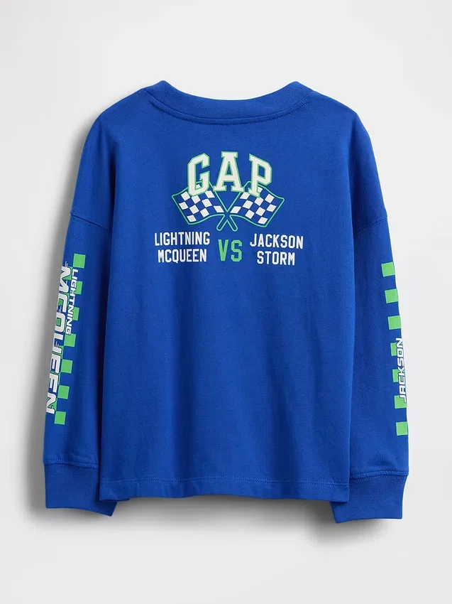 Gap × Disney T-shirt med motiv för Baby & Småbarn – Cars