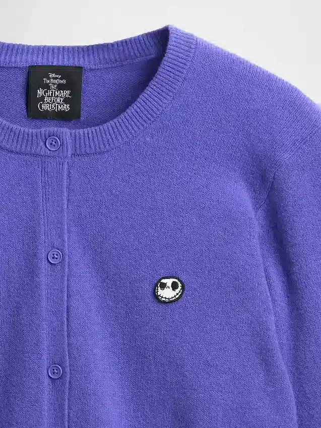 GAP × Disney Tim Burtons The Nightmare Before Christmas CashSoft Skull-kofta
