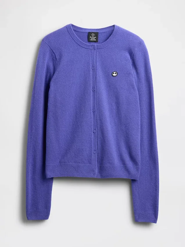 GAP × Disney Tim Burtons The Nightmare Before Christmas CashSoft Skull-kofta