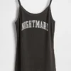 GAP × Disney Tim Burtons The Nightmare Before Christmas, mini-linne med ribbad kant