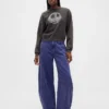 GAP × Disney Tim Burtons The Nightmare Before Christmas, tjock tröja med dödskalle