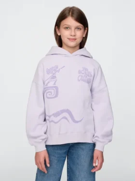 GAP × Disney Vintagesoft-hoodie i oversized-modell för barn