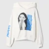 GAP × Disney Vintagesoft-hoodie i oversized-modell för barn