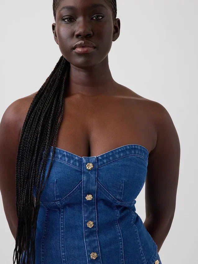 Gap × Hfr Denimkorsetttop från Atelier Ndigo