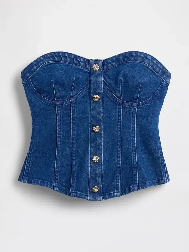 Gap × Hfr Denimkorsetttop från Atelier Ndigo
