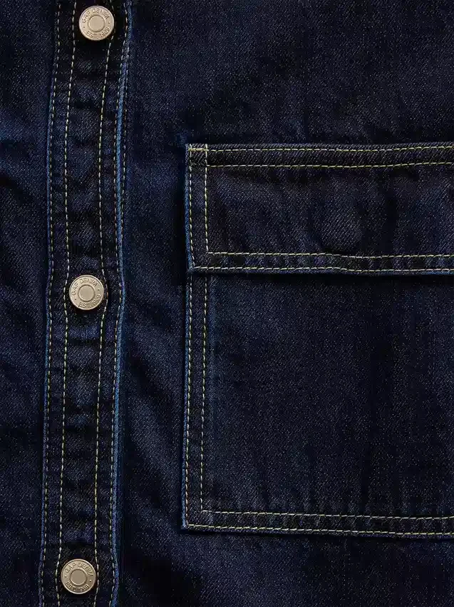 Gap × Hfr denimskjorta med ballongärmar från Latoucha