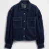 Gap × Hfr denimskjorta med ballongärmar från Latoucha