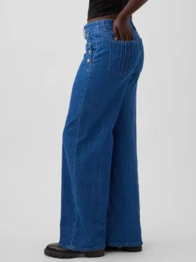 GAP × Hfr High Rise Pintuck Stride Wide-Leg Jeans från Atelier Ndigo