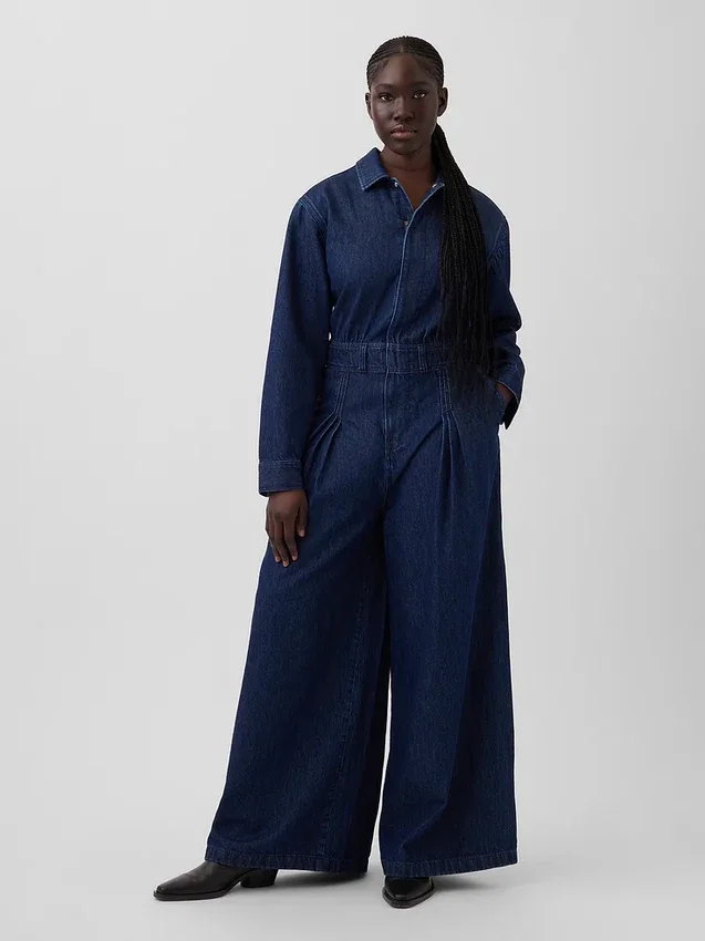 GAP × Hfr-jumpsuit i denim från Latoucha