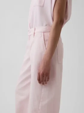 GAP × Hfr rosa baggy Barrel-Jeans med låg midja från Nicole Benefield Portfolio