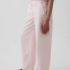 GAP × Hfr rosa baggy Barrel-Jeans med låg midja från Nicole Benefield Portfolio