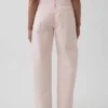 GAP × Hfr rosa baggy Barrel-Jeans med låg midja från Nicole Benefield Portfolio