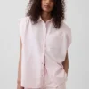 Gap × Hfr Ultrasoft Denim-skjorta med breda axlar från Nicole Benefield Portfolio