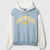 GAP-hoodie med Los Angeles-logotyp