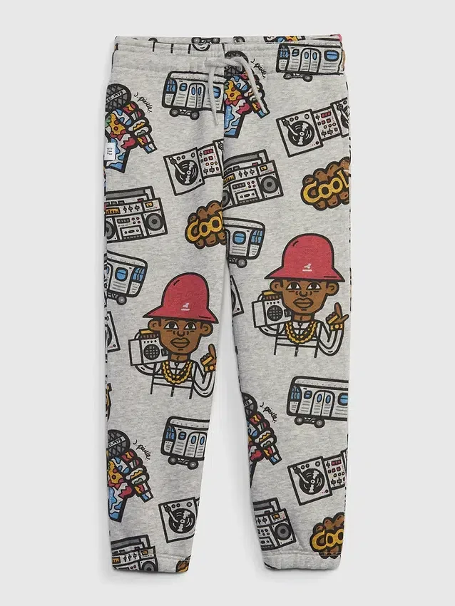 GAP × Rock the Bells Joggingbyxor med tryck för småbarn