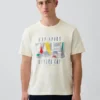 Gap Sport T-shirt i tjock bomullsjersey med tryck