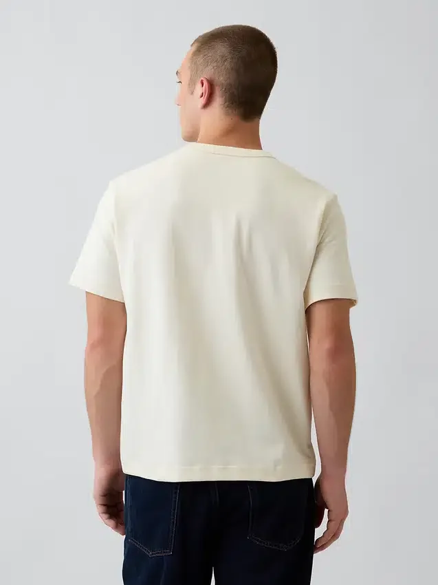 Gap Sport T-shirt i tjock bomullsjersey med tryck