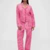Gap × Summer Fridays avslappnad passform med randigt poplin i skjortaform