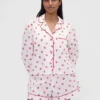 Gap × Summer Fridays avslappnad poplin-pyjamaskjorta