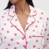 Gap × Summer Fridays avslappnad poplin-pyjamaskjorta