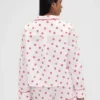 Gap × Summer Fridays avslappnad poplin-pyjamaskjorta