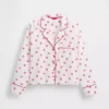Gap × Summer Fridays avslappnad poplin-pyjamaskjorta