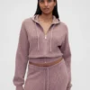 Gap × Summer Fridays CashSoft Waffle Crop-hoodie