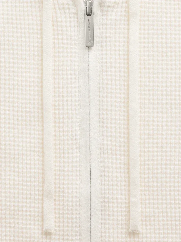 Gap × Summer Fridays CashSoft Waffle Crop-hoodie