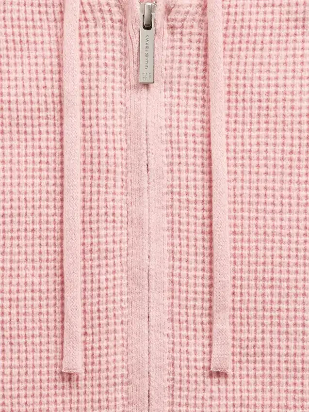 Gap × Summer Fridays CashSoft Waffle Crop-hoodie